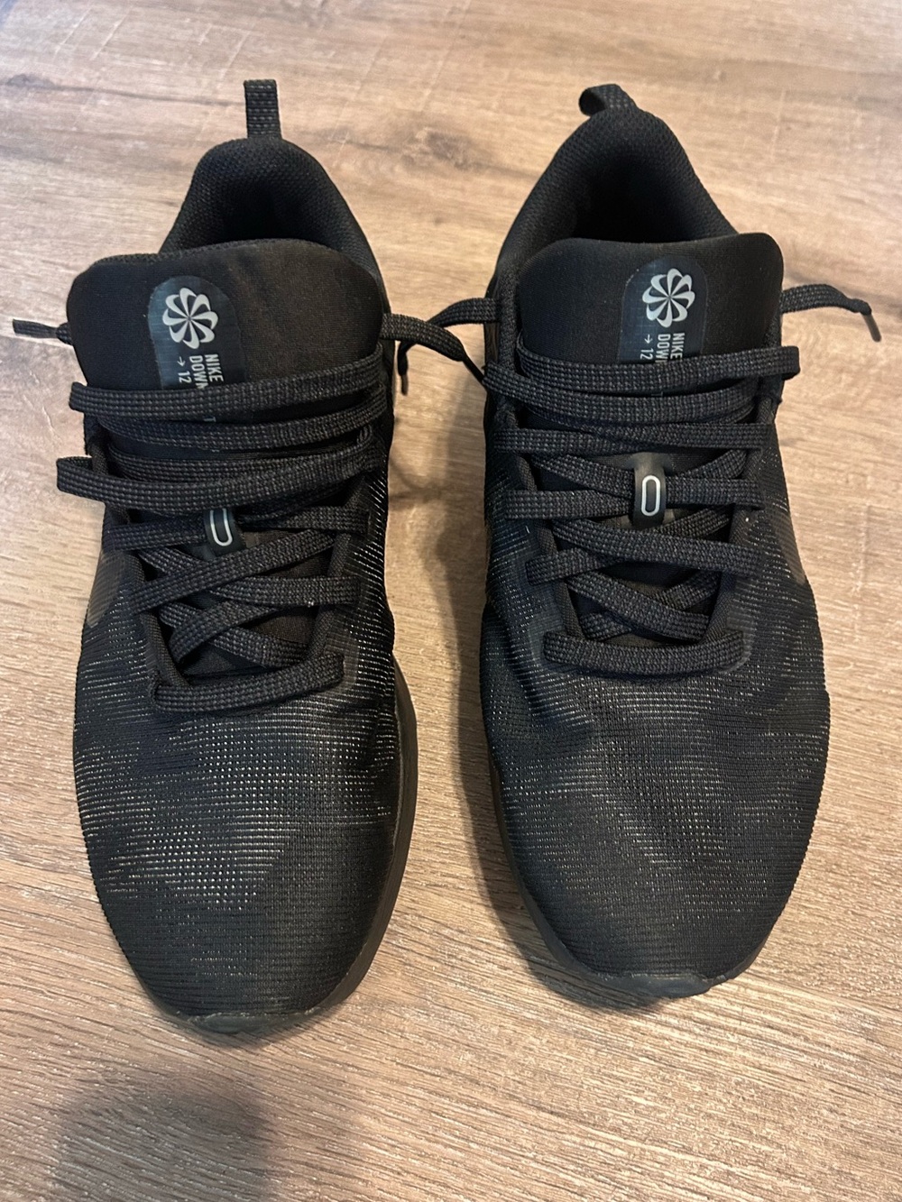Nike Downshifter 12 Men's Running Shoes Triple Black Size 9.5 No Box